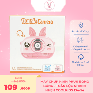 Máy chụp hình phun bong bóng - Tuần Lộc nhanh nhẹn COOLKIDS 134-54
