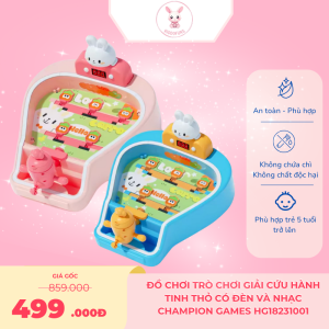 Đồ Chơi Trò Chơi Giải Cứu Hành Tinh Thỏ Có Đèn Và Nhạc CHAMPION GAMES HG18231001
