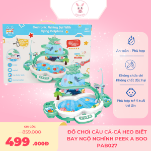 Đồ chơi câu cá-Cá Heo biết bay ngộ nghĩnh PEEK A BOO PAB027