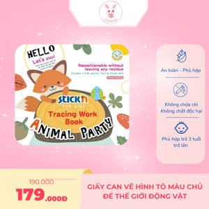 Giấy Can Vẽ Hình Tô Màu Chủ Đề Thế Giới Động Vật