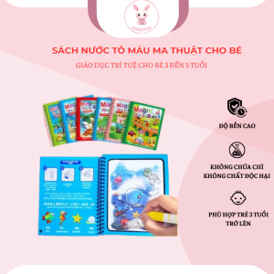 Sách nước tô màu ma thuật cho bé