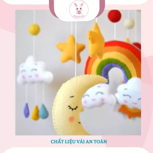 Đồ chơi treo nôi nhiều màu sắc và kiểu dáng, kích thích thị giác cho bé - Ảnh 3