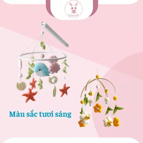 Đồ chơi treo nôi nhiều màu sắc và kiểu dáng, kích thích thị giác cho bé - Ảnh 5