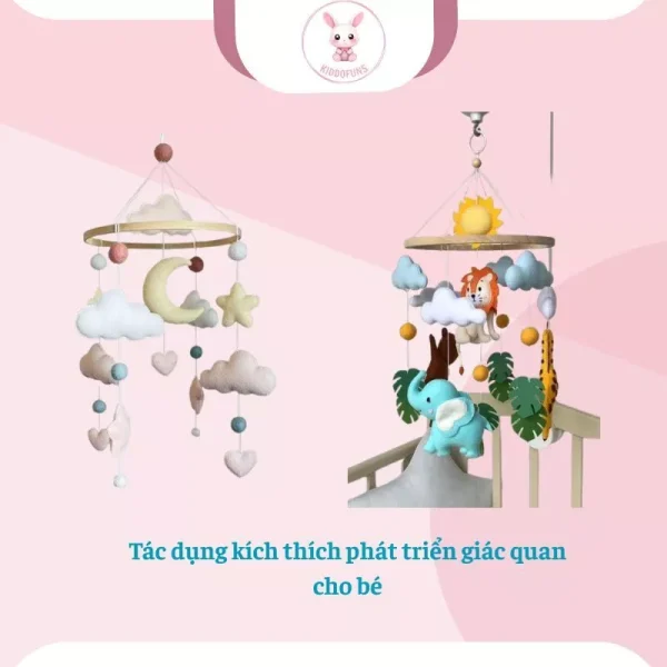 Đồ chơi treo nôi nhiều màu sắc và kiểu dáng, kích thích thị giác cho bé - Ảnh 6