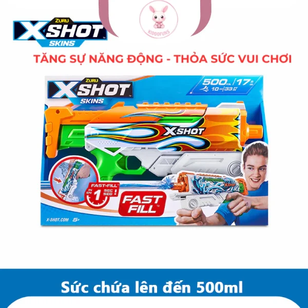 Đồ chơi phun nước siêu cấp Xshot Skins 500ml_Blazer XSHOT X11854D - Ảnh 3