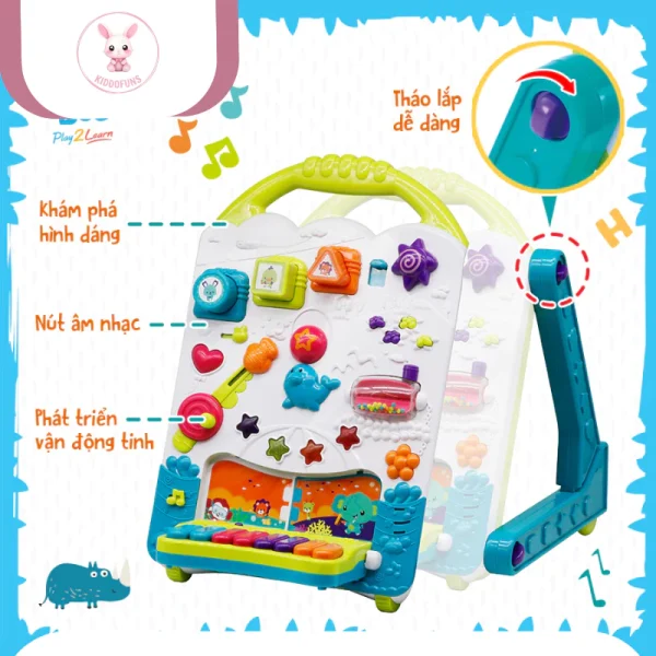 Xe tập đi 3 trong 1 PEEK A BOO EU461542 - Ảnh 7