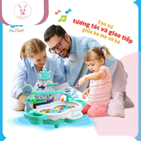Đồ chơi câu cá-Cá Heo biết bay ngộ nghĩnh PEEK A BOO PAB027 - Ảnh 3