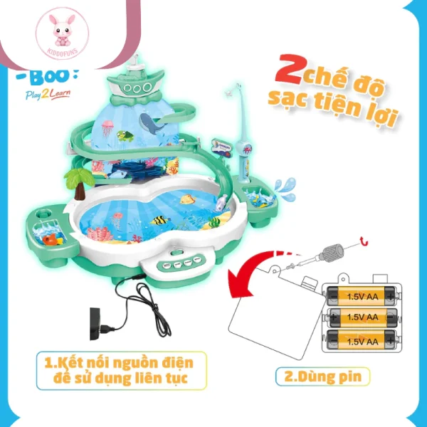 Đồ chơi câu cá-Cá Heo biết bay ngộ nghĩnh PEEK A BOO PAB027 - Ảnh 4